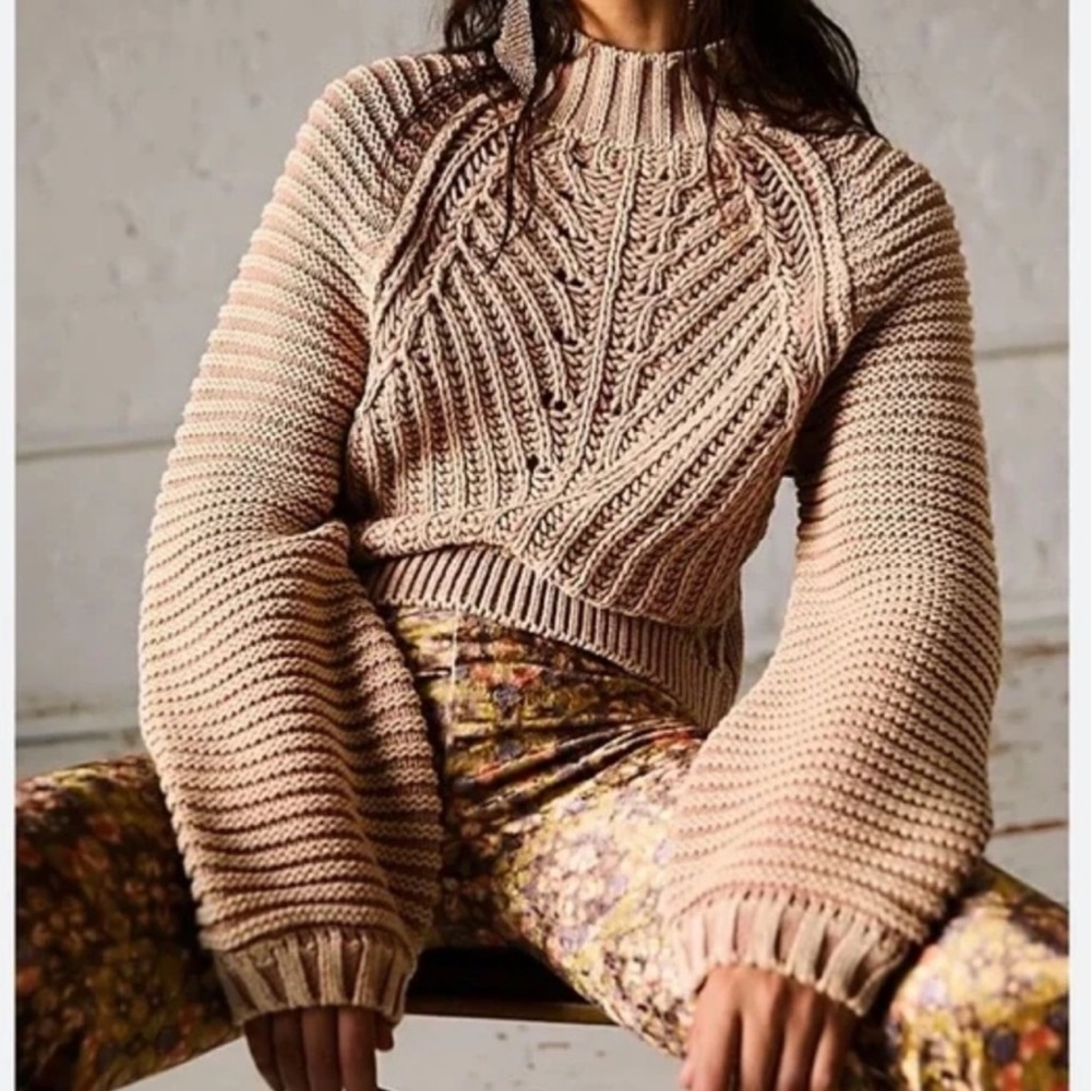 FREE PEOPLE sweetheart sweater XL